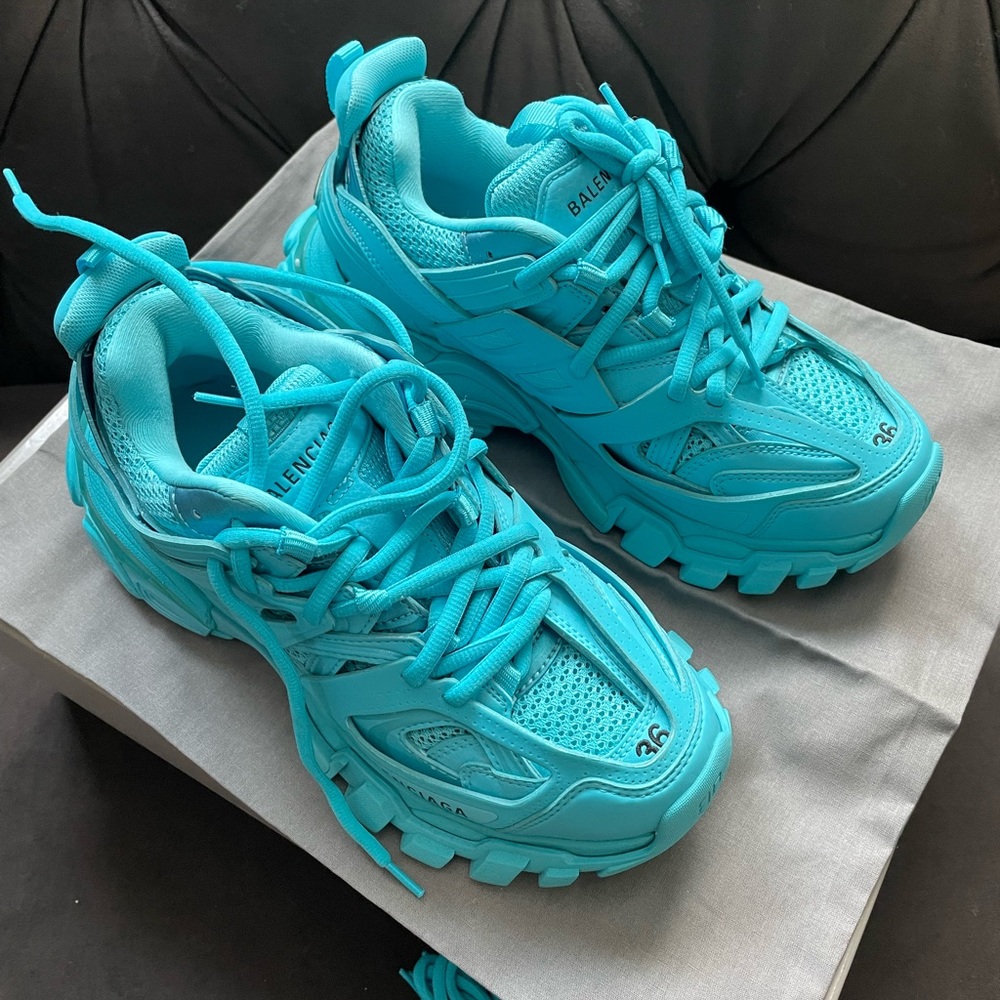 Balenciaga Track Sneaker ( Women ) Color - Turquoise